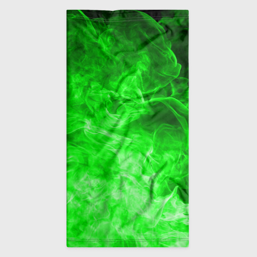 Бандана-труба 3D Огонь green neon, цвет 3D печать - фото 7