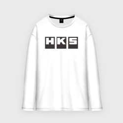 Женский лонгслив oversize хлопок HKS