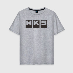 Женская футболка хлопок Oversize HKS