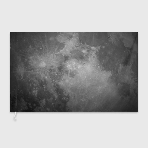 Флаг 3D Луна moon