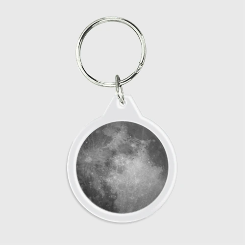 Брелок круглый Луна moon