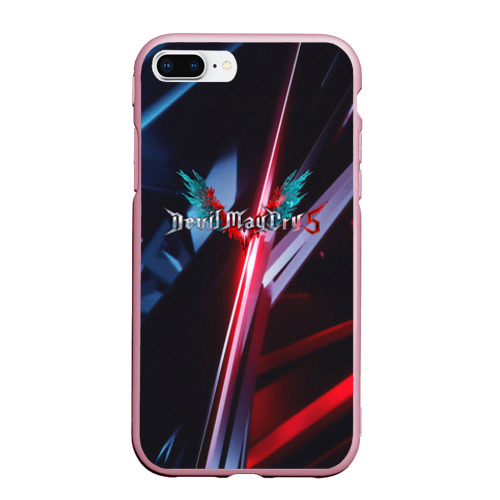 Чехол для iPhone 7Plus/8 Plus матовый Devil May Cry, цвет розовый