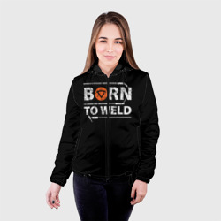 Женская куртка 3D Рожден для сварки - фото 2