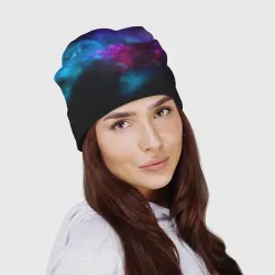 Шапка 3D Неон космос - фото 2