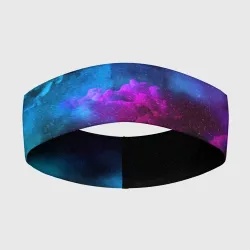 Повязка на голову 3D Неон космос