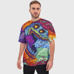 Мужская футболка oversize 3D CS GO hyperbeast КС Го хайпербист - фото 2