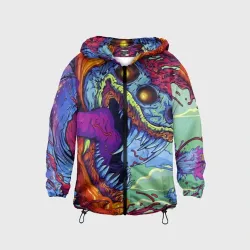 Детская ветровка 3D CS GO hyperbeast КС Го хайпербист