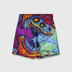 Детские спортивные шорты 3D CS GO hyperbeast КС Го хайпербист