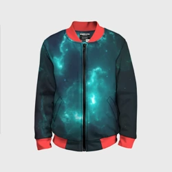 Детский бомбер 3D Неоновый космос neon space