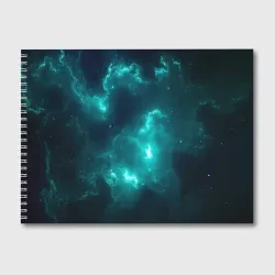 Альбом для рисования Неоновый космос neon space