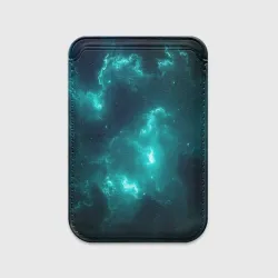Картхолдер Magsafe магнитный Неоновый космос neon space
