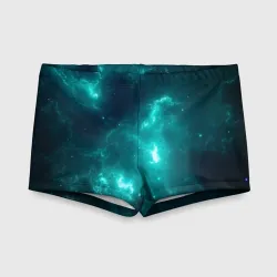 Детские купальные плавки 3D Неоновый космос neon space