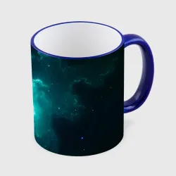 Кружка с полной запечаткой Неоновый космос neon space