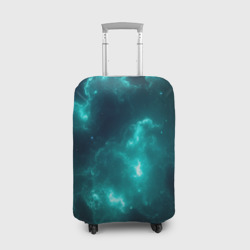 Чехол для чемодана 3D Неоновый космос neon space