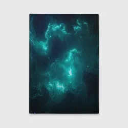 Обложка для автодокументов Неоновый космос neon space