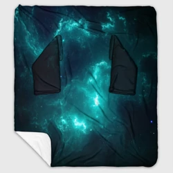 Плед с рукавами Неоновый космос neon space