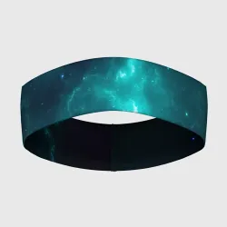 Повязка на голову 3D Неоновый космос neon space