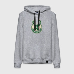 Женская толстовка хлопок Milwaukee Bucks 1