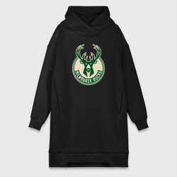 Платье-худи хлопок Milwaukee Bucks 1