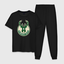 Мужская пижама хлопок Milwaukee Bucks 1