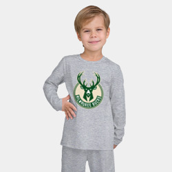 Детская пижама с лонгсливом хлопок Milwaukee Bucks 1 - фото 2