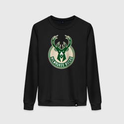 Женский свитшот хлопок Milwaukee Bucks 1