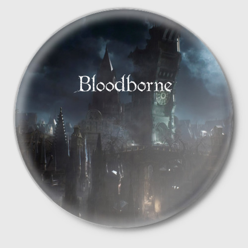 Значок Bloodborne, цвет белый