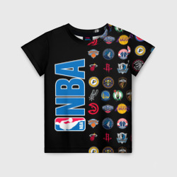 Детская футболка 3D NBA Team Logos 1