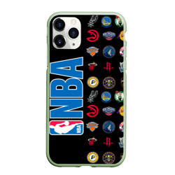Чехол для iPhone 11 Pro матовый NBA Team Logos 1
