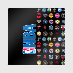 Магнит виниловый Квадрат NBA Team Logos 1