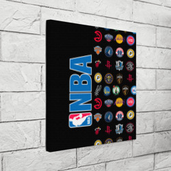 Холст квадратный NBA Team Logos 1 - фото 2