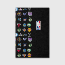 Обложка для паспорта матовая кожа NBA Team Logos 2