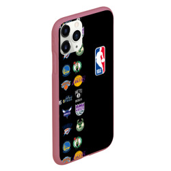 Чехол для iPhone 11 Pro матовый NBA Team Logos 2 - фото 2