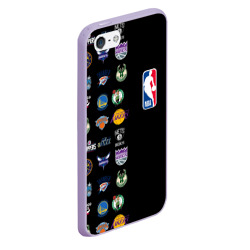 Чехол для iPhone 5/5S матовый NBA Team Logos 2 - фото 2