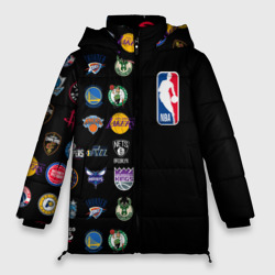 Женская зимняя куртка Oversize NBA Team Logos 2