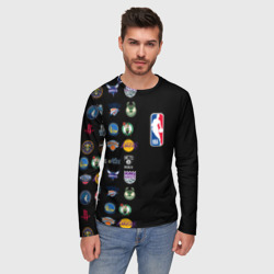 Мужской лонгслив 3D NBA Team Logos 2 - фото 2