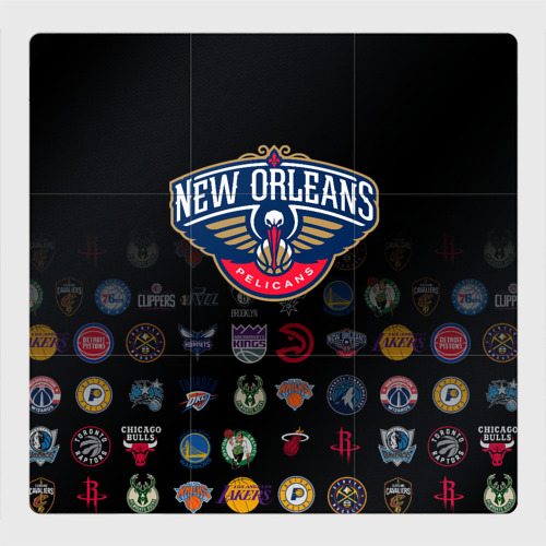 Магнитный плакат 3Х3 New Orleans Pelicans (1)