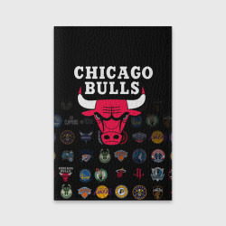 Обложка для паспорта матовая кожа Chicago Bulls 1