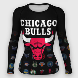 Женский рашгард 3D Chicago Bulls 1