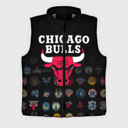 Мужской жилет утепленный 3D Chicago Bulls 1