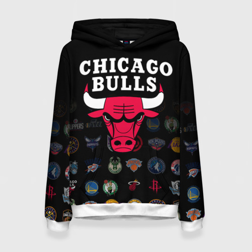 Женская толстовка 3D Chicago Bulls 1, цвет 3D печать