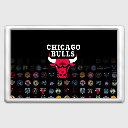 Магнит 45*70 Chicago Bulls 1, цвет прозрачный