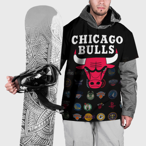 Накидка на куртку 3D Chicago Bulls 1, цвет 3D печать