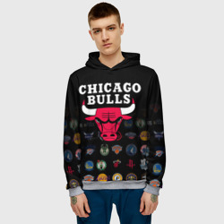 Мужская толстовка 3D Chicago Bulls 1 - фото 2