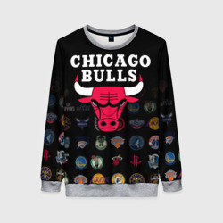 Женский свитшот 3D Chicago Bulls 1
