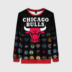 Женский свитшот 3D Chicago Bulls 1