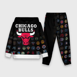 Детский костюм с толстовкой 3D Chicago Bulls 1