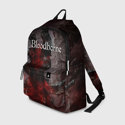Рюкзак с принтом Bloodborne, вид спереди №1