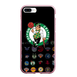 Чехол для iPhone 7Plus/8 Plus матовый Boston Celtics 1