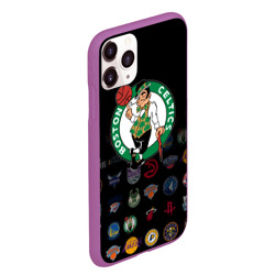 Чехол для iPhone 11 Pro Max матовый Boston Celtics 1 - фото 2